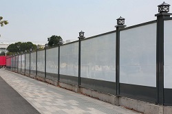 愛護建筑施工圍擋：讓每一個圍擋都成為風景。