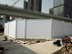 城市交通工程施工，PVC圍擋使用安裝效果更佳